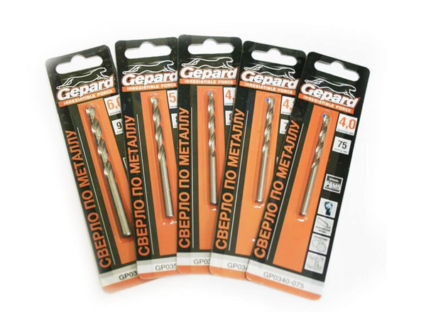 сверло !к-т 2шт., по металлу ц/х 2.0х24х49мм HSS