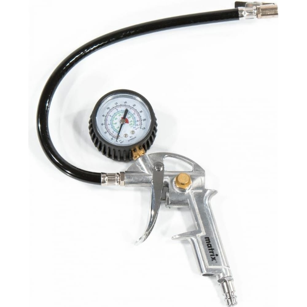 пистолет для подкачки шин!пневматический с манометром