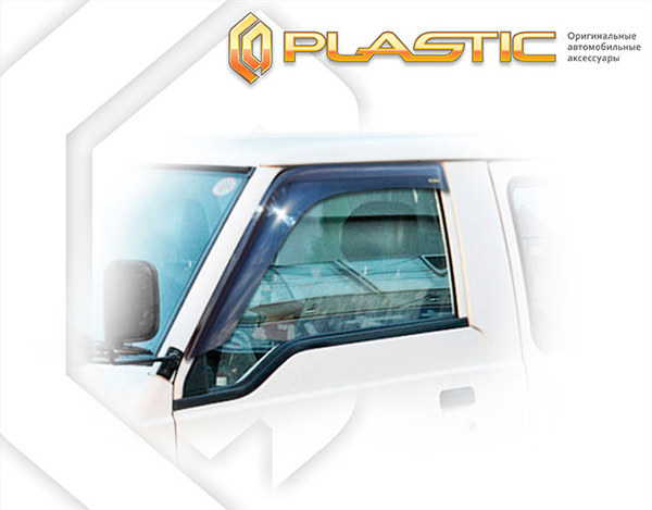 ВЕТРОВИКИ ДВЕРЕЙ MITSUBISHI DELICA 1986 1999 (CLASSIC ПОЛУПРОЗРАЧНЫЙ)