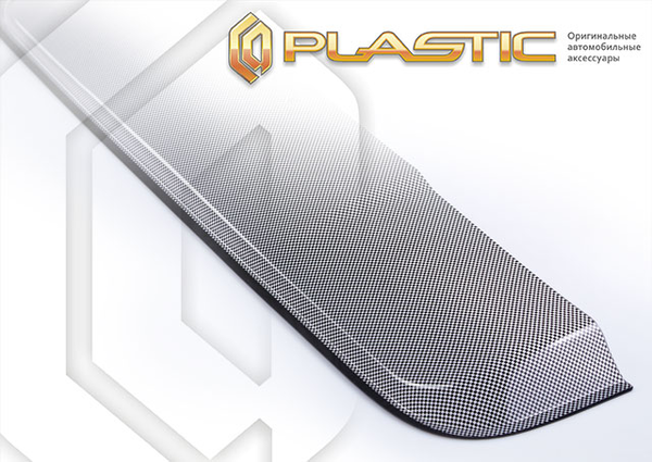 Ветровик люка (104 см.) Toyota Land Cruiser 200 2008-2012 (Шелкография черная)