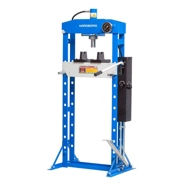 пресс гидравлический! ножное управление, 20т, 35-912 мм, рабочий ход 190мм