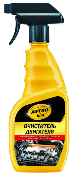АСТРОХИМ ОЧИСТИТЕЛЬ ДВИГАТЕЛЯ /СПРЕЙ/ 500МЛ (12ШТ) АС-385