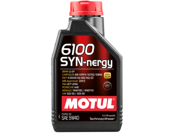 Моторное масло Motul 6100 Synergie+ 5W-40 1л