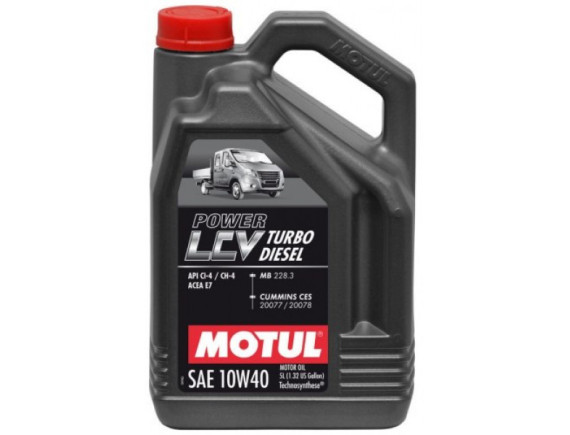 Моторное масло Motul Power LCV Turbo Diesel 10W-40 5л