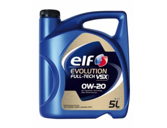 Моторные масла ELF ELF 0W20 EVOLUTION FULL-TECH VSX/5