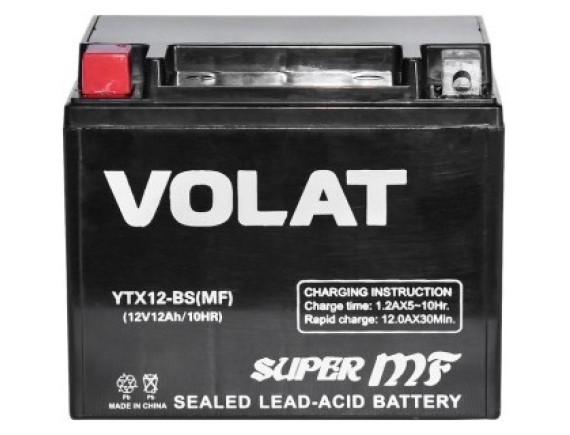 Автомобильные аккумуляторы VOLAT YTX12-BS(MF)