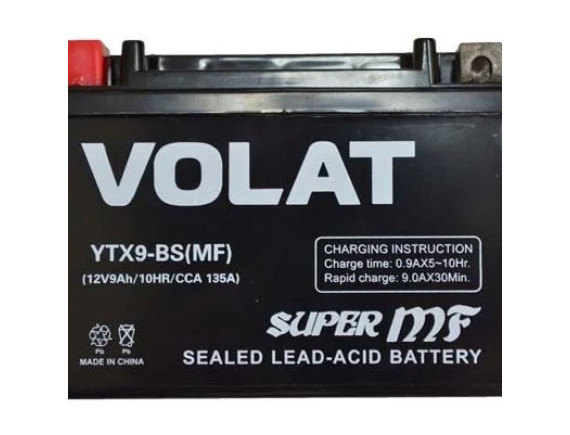 Автомобильные аккумуляторы VOLAT YTX9-BS(MF)