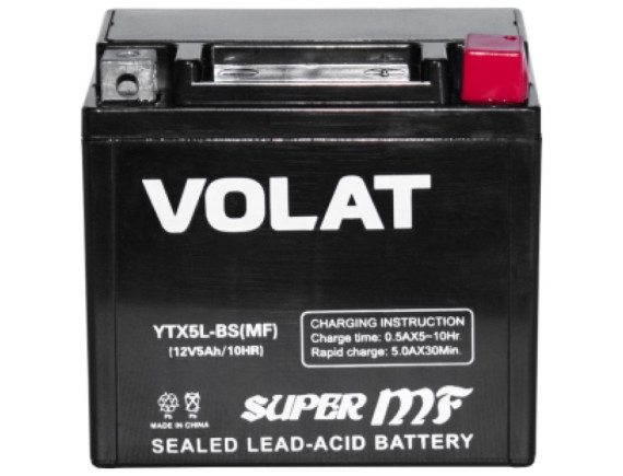 Автомобильные аккумуляторы VOLAT YTX5L-BS(MF)