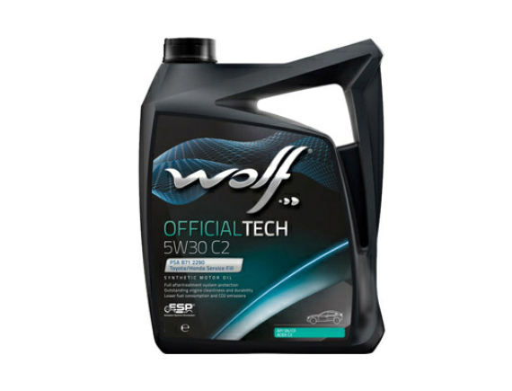 Моторное масло Wolf Official Tech 5W-30 C2 4л