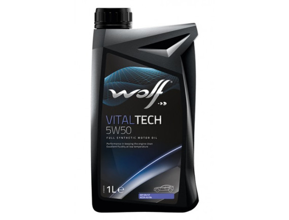 Моторное масло Wolf Vital Tech 5W-50 1л