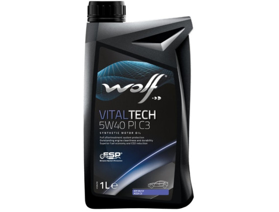 Моторное масло Wolf Vital Tech 5W-40 PI C3 1л