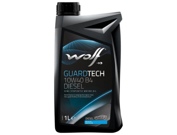 Моторное масло Wolf Guard Tech 10W-40 B4 Diesel 1л