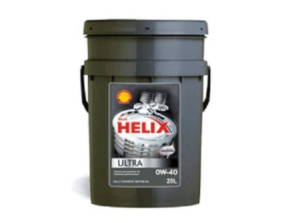 Моторное масло Shell Helix Ultra 0W-40 20л