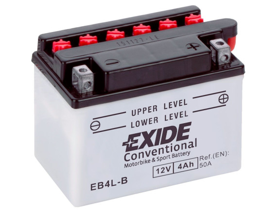 Мотоциклетный аккумулятор Exide EB4L-B (4 А·ч)