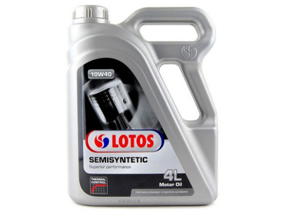 Моторное масло LOTOS DIESEL SEMISYNTETIC CF 10W-40 4L (THERMAL CONTROL)