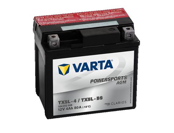 Автомобильные аккумуляторы VARTA 504012008