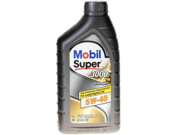 Моторное масло Mobil Super 3000 X1 Diesel 5W-40 1л