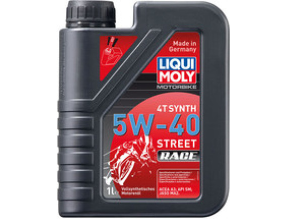 Моторное масло Liqui Moly Motorbike 4T Synth Street Race 5W-40 1л