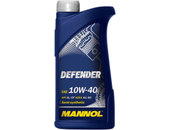 Моторное масло Mannol DEFENDER STAHLSYNT 10W-40 API SL/CF 1л
