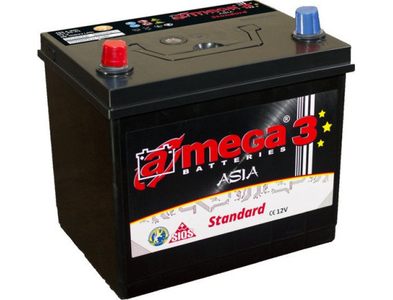 Автомобильный аккумулятор A-mega Standart Asia 100 JL (100 А·ч)
