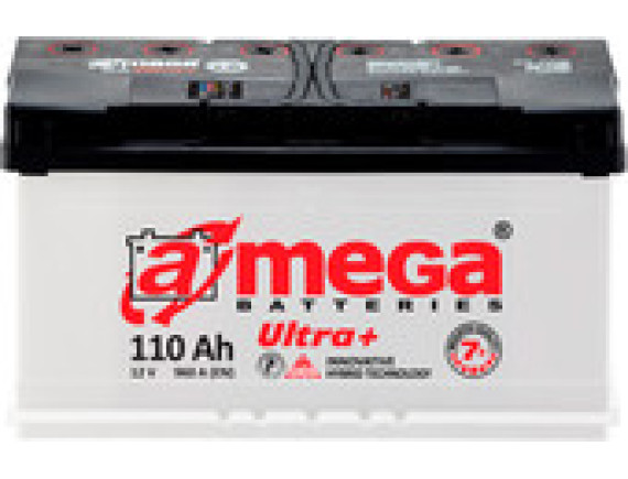 Автомобильный аккумулятор A-mega Ultra Plus 6СТ-110 R (110 А/ч)