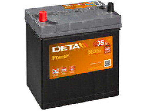 Автомобильный аккумулятор DETA Power DB357 (35 А·ч)