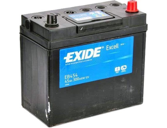 Автомобильный аккумулятор Exide Excell EB454 (45 А/ч)