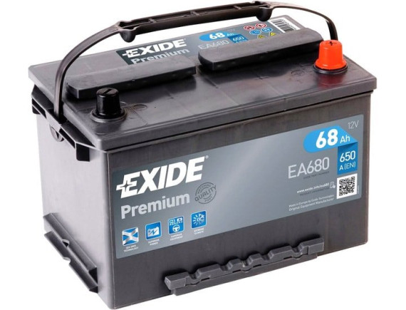 Автомобильный аккумулятор Exide Premium EA680 (68 А·ч)