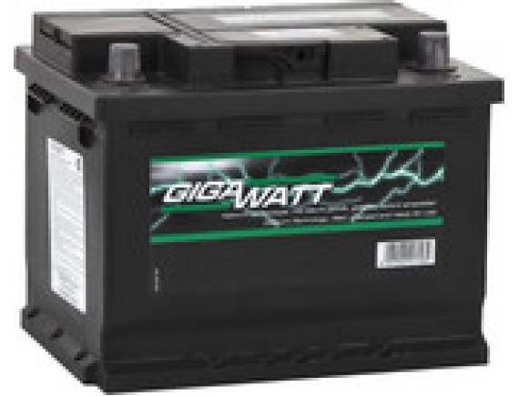 Автомобильный аккумулятор GIGAWATT G53R (53 А·ч)