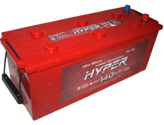 Автомобильный аккумулятор Hyper 900A (140 А·ч)