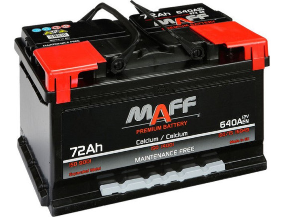 Автомобильный аккумулятор MAFF Premium (72 А/ч)
