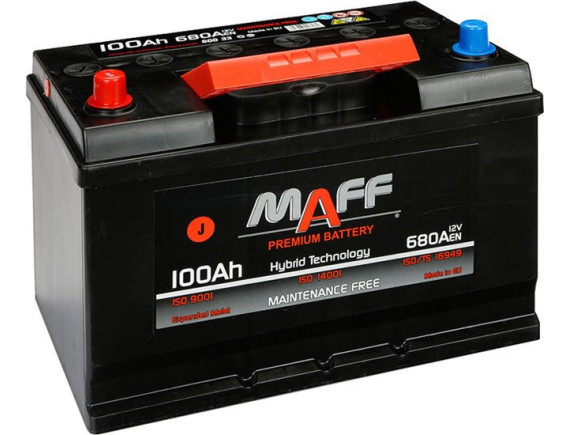 Автомобильный аккумулятор MAFF Premium Japan L+ (100 А/ч)