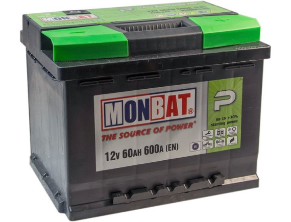 Автомобильный аккумулятор Monbat P (60 А·ч) L (низкий)