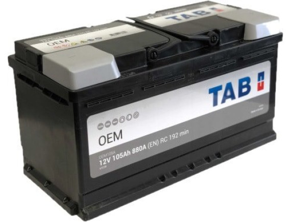 Автомобильный аккумулятор TAB OEM 105 R (105 А·ч)
