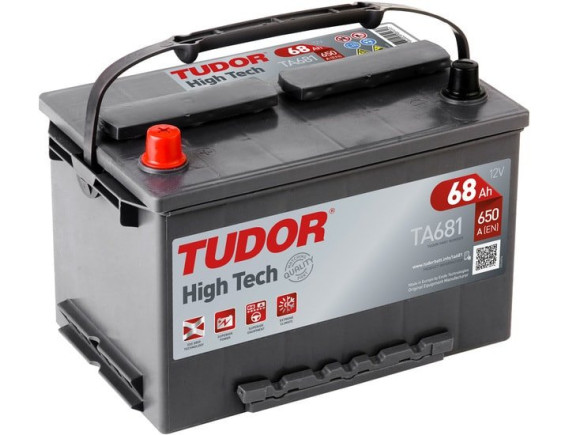 Автомобильный аккумулятор Tudor High Tech TA681 (68 А·ч)