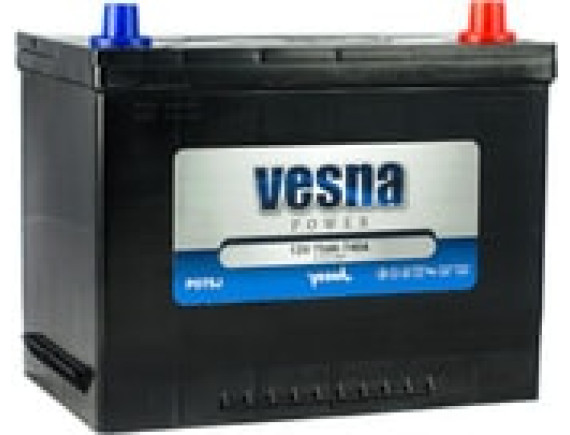 Автомобильный аккумулятор Vesna Power PO75J (75 А·ч)