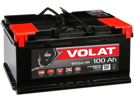 Автомобильный аккумулятор VOLAT (100 А·ч)