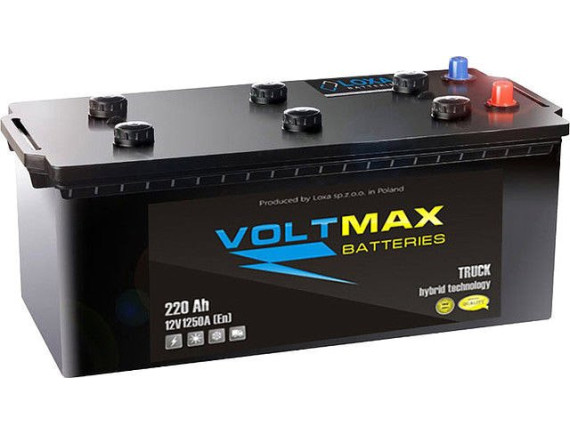 Автомобильный аккумулятор Voltmax R 1250A (220 А·ч)