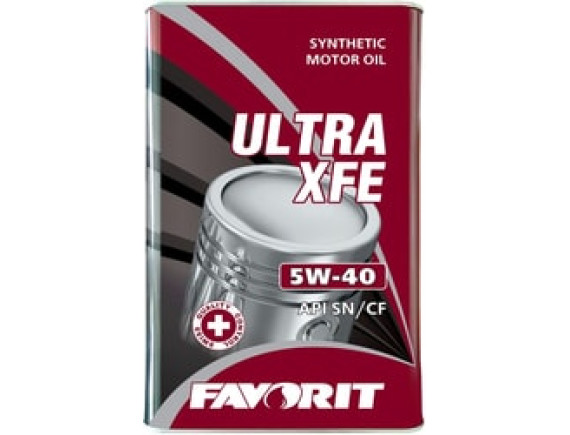 Моторное масло Favorit Ultra XFE 5W-40 metal 4л