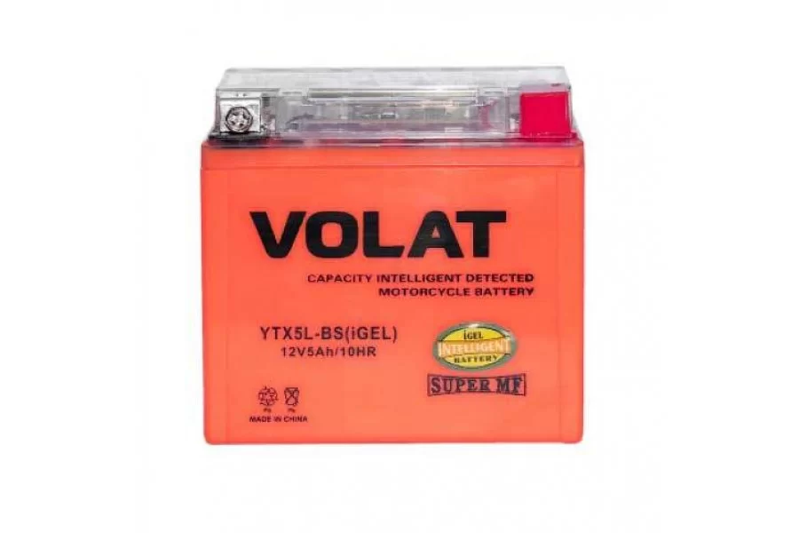 Автомобильные аккумуляторы VOLAT YTX5L-BS(IGEL)