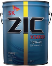 Моторное масло ZIC X5000 10W-40 20л